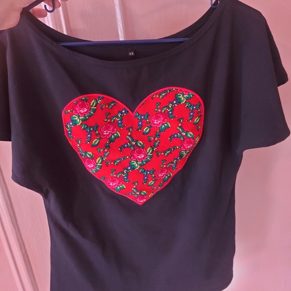 Heart design t-shirt